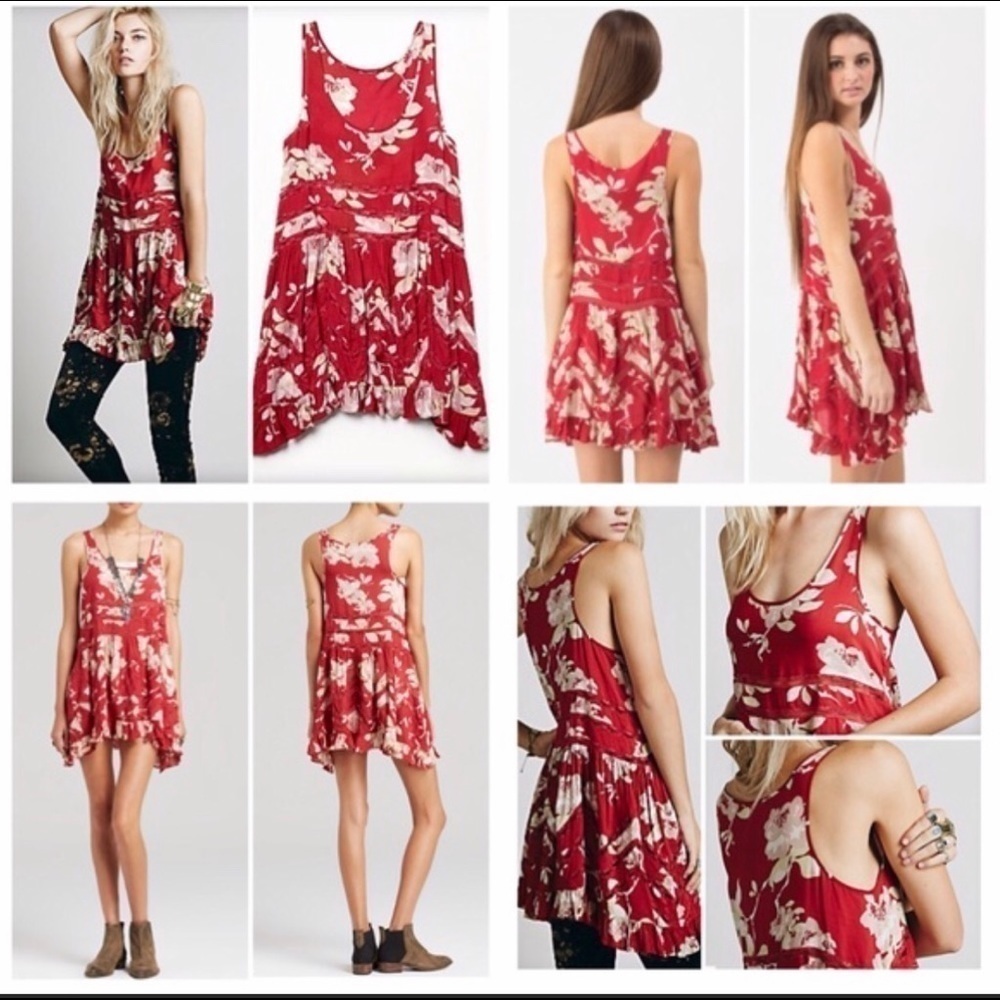 Free People sleeveless floral dress